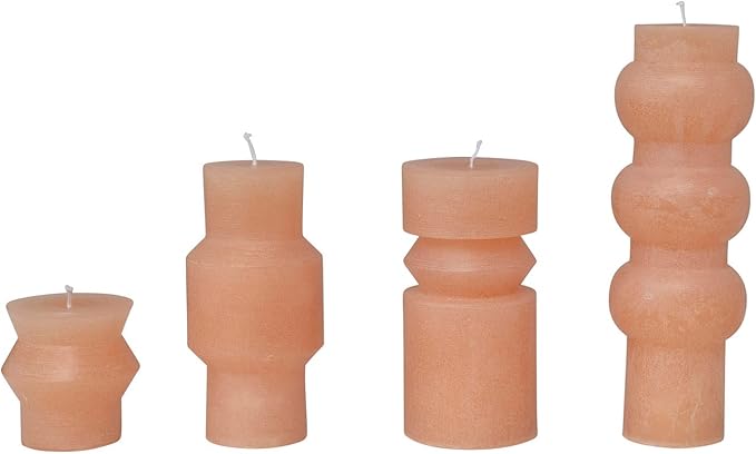 Creative Co-Op Unscented Totem Pillar Candle