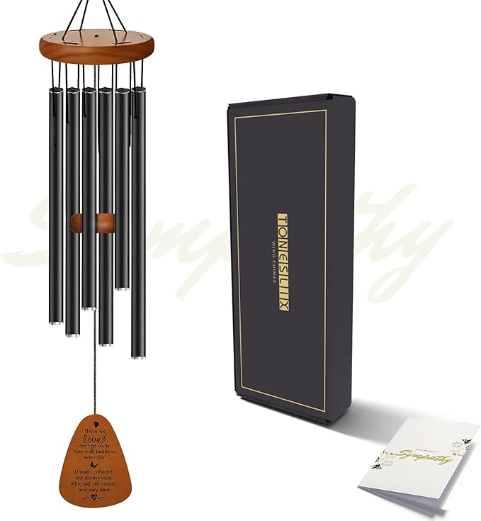 Memorial Wind Chimes, Sympathy Wind Chimes, Windchimes in Memory of a Loved one, Loss of Loved One Bereavement Gifts, Loss of Father Mother Husband Son Funeral Memorial Gifts