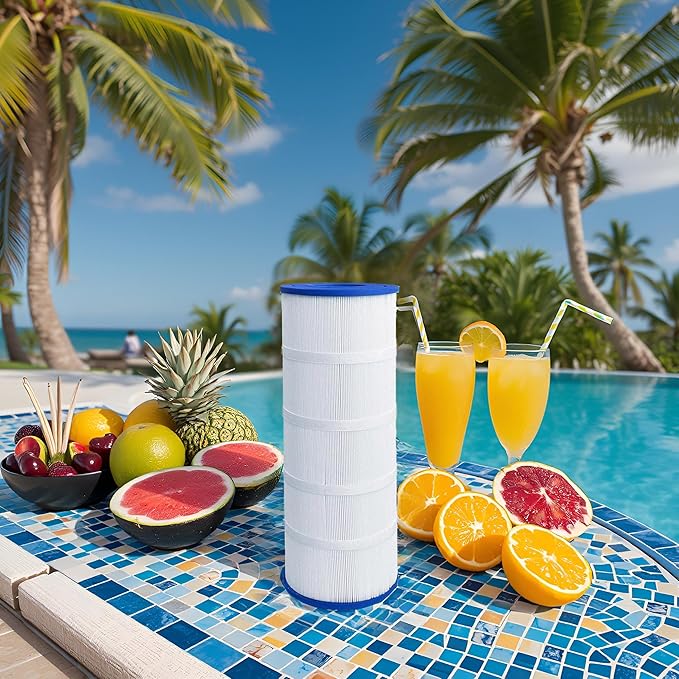 Pool Filter Cartridge Compatible with CS150, PJANCS150, CC1500, CCX1500RE, CC1500RE, X-S 150, C-8414, FC-0822, FC-1287, PWWCT150, R0462300, 150 Sq. Ft Pool Filter, 1 Pack