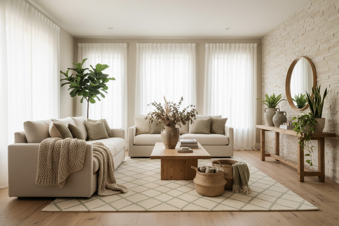 How to Create a Calm, Nature-Inspired Home with Simple Décor Choices