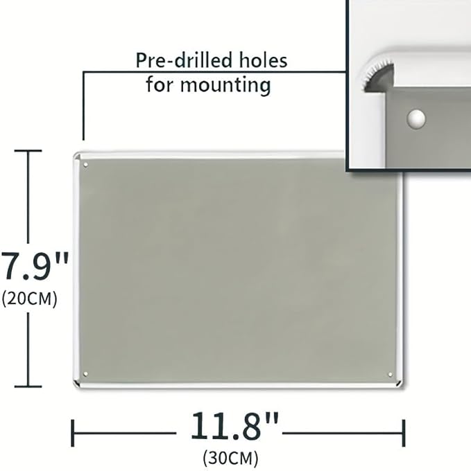 1 Pcs Retro Metal Signs, Funny Signs for Outdoor Yard Pub Bar Home Beer Shed- 8"x12"