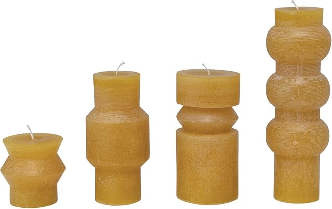 Creative Co-Op Unscented Totem Pillar Candle