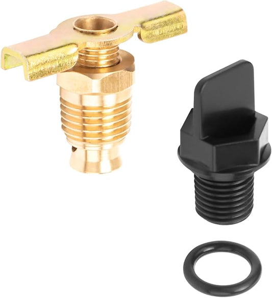 006721F Pool Heater Drain Plug Compatible with Raypak Capron Drain Plug, Pool Heater Parts Fits for Raypak RP2100 Digital Gas Models R185A-R405A, R185B-R405B, 206A-406A, 207A-407A
