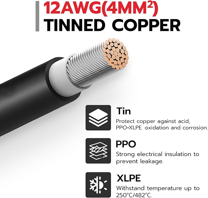 1 Pair Solar Connectors Y Branch,1 to 5 Solar Parallel Connector for Solar Panels,30A 1000V Solar Panel Splitter for Solar Cable