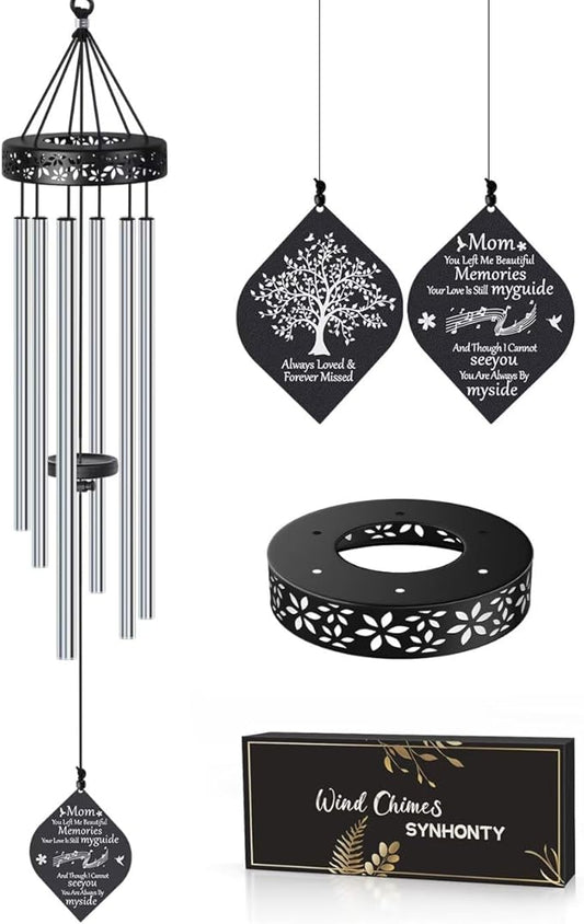 Memorial Gifts for Loss of Mom,32'' Sympathy Wind Chimes Gifts for Loss of Mother, Bereavement/Condolence/Remembrance Gift, Windchimes in Memory of Mom