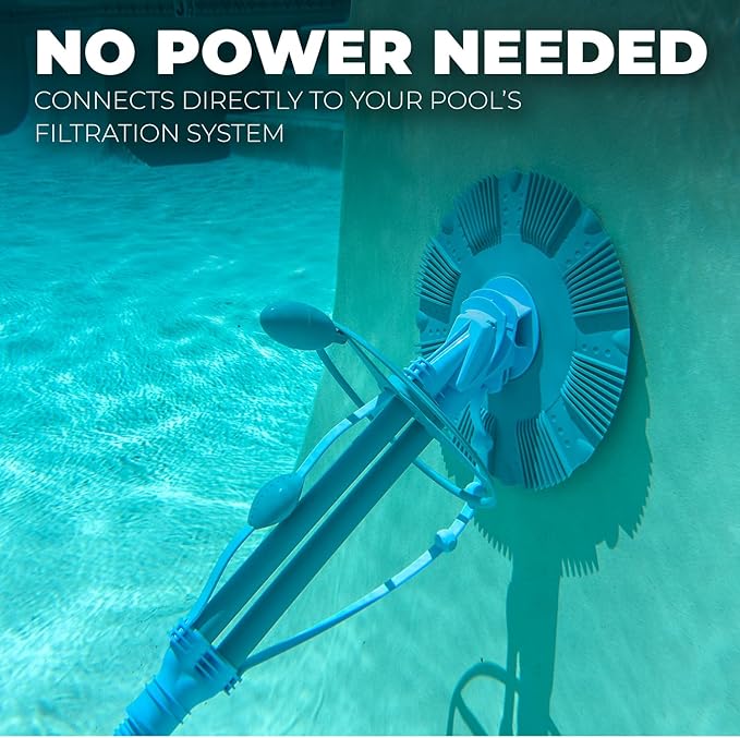 XtremepowerUS Automatic Pool Cleaner Vacuum-Generic Pool Cleaner High Flow with Hose Set Included
