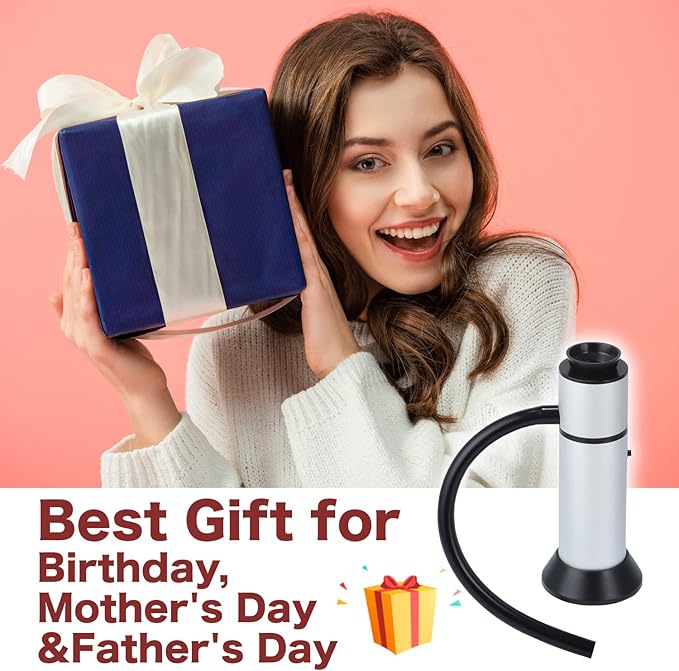 GREENHOUSE PORTABLE FOOD SMOKER. SMOKING GUN MINI-Compact size for outdoor & at home. Add strong smoky flavor to cocktail, turkey, cheese etc. Recommend as awesome gift for smoker food lovers.