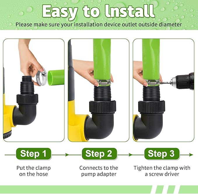 Boltigen 1-1/2'' Pool Backwash Hose, 50 Feet Heavy Duty PVC Pool Drain Hose with Clamps, Lay Flat Water Discharge Filter Pump Hose for Swimming pools, High Pressure Pool Pump Hose