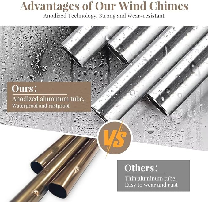 Memorial Gifts for Loss of Dad,32'' Sympathy Wind Chimes Gifts for Loss of Father, Bereavement/Condolence/Remembrance Gift, Windchimes in Memory of Dad