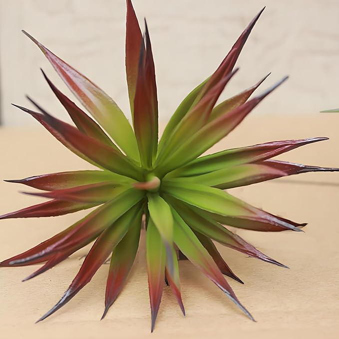 Artificial Succulents Plants- Faux Succulents Unpotted Yucca Real Touch Lifelike Agave Plant Fake Succulent Greenhouse Small Plants for DIY Garden Home Plastic Tequila,Soil Free Plant