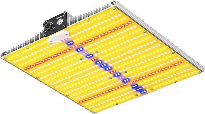 2025 Upgraded SH1200 Led Grow Light,Dimmable Full Spectrum LED Growing Lights with UV&IR for Indoor Plants Greenhouse Increase Yield & Crop Quality, Plant Growing Lamps,Cover 3x3 Grow Light