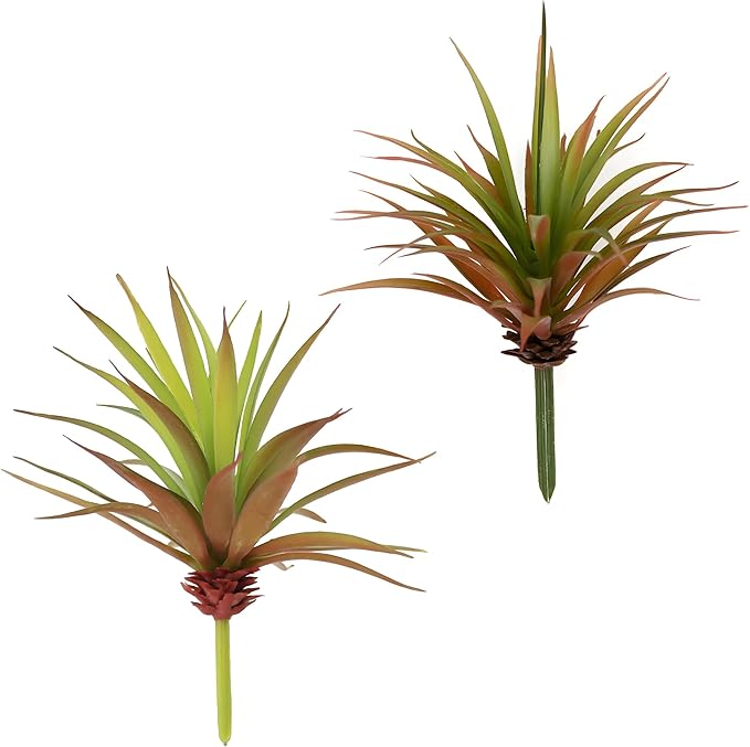 Artificial Succulents Plants- Faux Succulents Unpotted Yucca Real Touch Lifelike Agave Plant Fake Succulent Greenhouse Small Plants for DIY Garden Home Plastic Tequila,Soil Free Plant