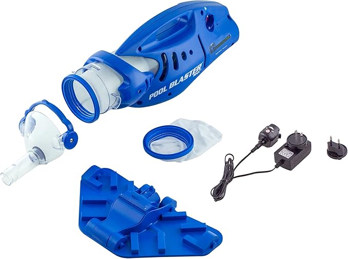 POOL BLASTER Max CG Cordless Pool Vacuum for Commercial Grade Cleaning & Heavy Duty Power, Handheld Rechargeable Swimming Pool Cleaner for Inground & Above Ground Pool, Hoseless Design by Water Tech