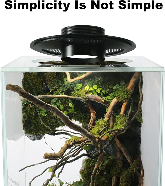 Glass Terrarium Plant Growing Lamp, for Vases Up to 5.9 Inches in Diameter, Light with Timer Auto On/Off, Betta Fish Tank, Indoor Plant Growth, Succulent, Miniature Gardening Landscape (10W 5.9IN)