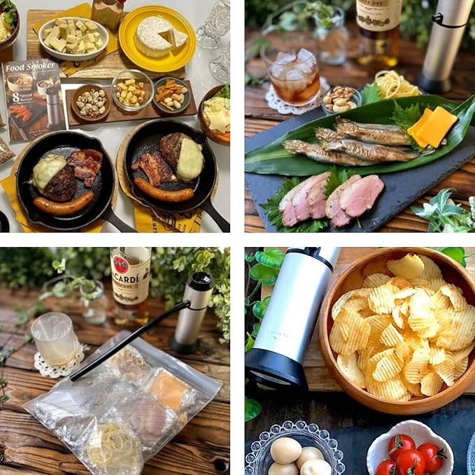 GREENHOUSE PORTABLE FOOD SMOKER. SMOKING GUN MINI-Compact size for outdoor & at home. Add strong smoky flavor to cocktail, turkey, cheese etc. Recommend as awesome gift for smoker food lovers.