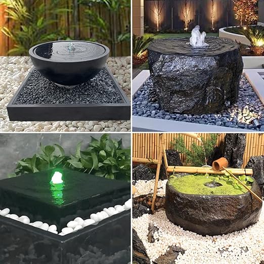 1-2.2 Inch Natural River Rocks,10LB Black Polished Pebbles for Garden Landscaping. Fish Tank Decorative River Rocks, Vase Filling Pebbles, Outdoor Decorative River Rocks