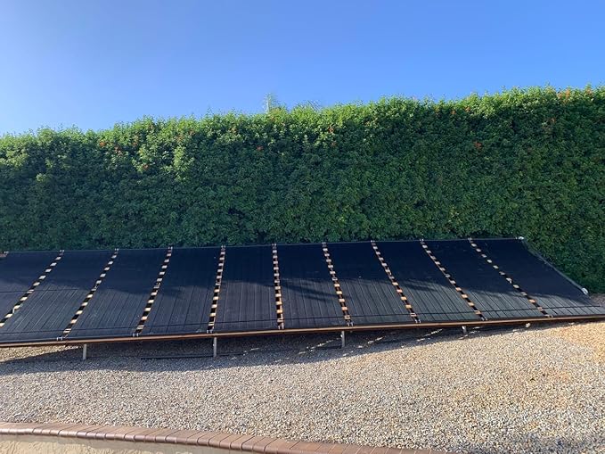 Highest Performing Design - DIY Solar Pool Heater Kit - 15-20 Year Life Expectancy (2-4x10 / 1.5" I.D. Header)
