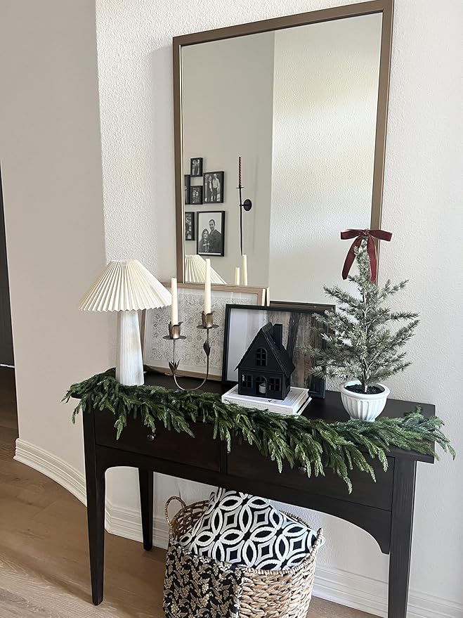 Frame My Mirror Gold Bathroom Mirror for Wall, 36" x 36" Champagne Bronze Bathroom Vanity Mirror, Made in USA, Hangs Horizontally or Vertically, Ellis Design