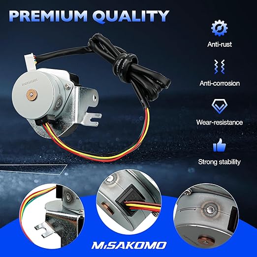 0G6454 Stepper Motor Assembly Compatible with GENERAC GTH990 Port High-Performance Durable Stepper Motor Replacement