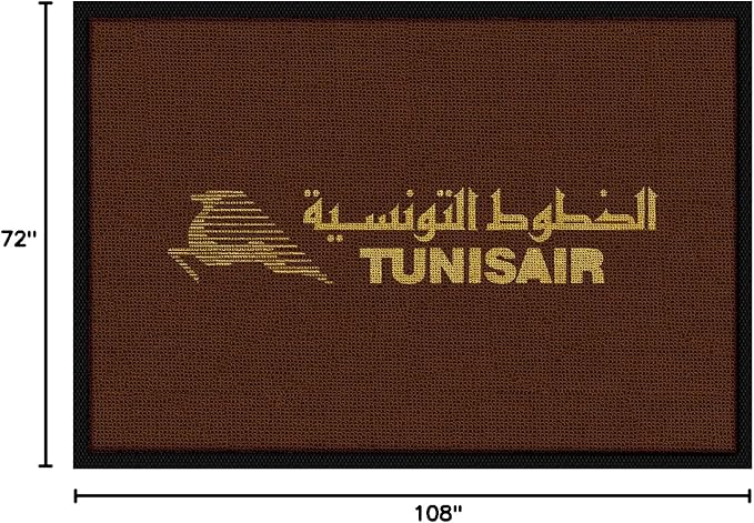 Custom Rug Personalized Commercial Floor Mat Any Size Color Logo Shape Pattern Entryway Welcome Non-Slip Rug Indoor and Outdoor Washable Entrance Mat Durable Wear Resistance