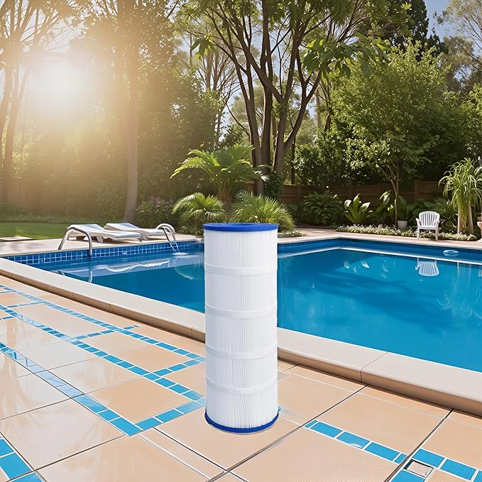 Pool Filter Cartridge Compatible with CS150, PJANCS150, CC1500, CCX1500RE, CC1500RE, X-S 150, C-8414, FC-0822, FC-1287, PWWCT150, R0462300, 150 Sq. Ft Pool Filter, 1 Pack