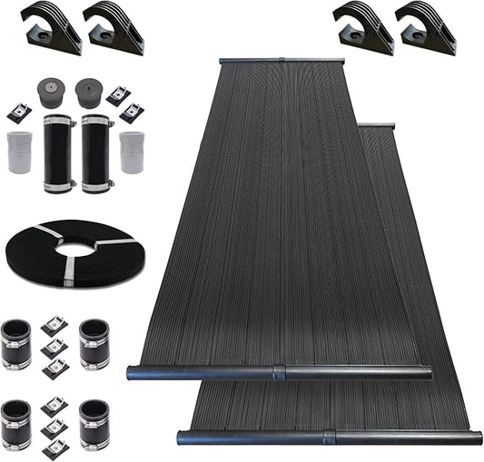 Highest Performing Design - DIY Solar Pool Heater Kit - 15-20 Year Life Expectancy (2-4x10 / 2" I.D. Header)